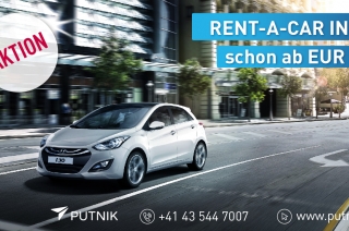 Aktion: Rent-a-Car auch in Nis schon ab 19.- EUR!